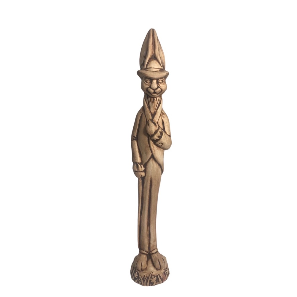 Ceramic Rabbit 11 inch sculpture fugurine